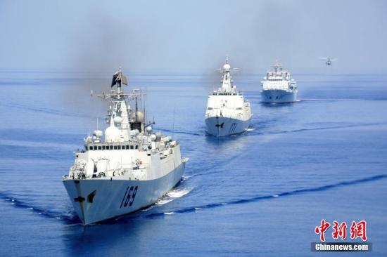 武漢艦，中國(guó)海軍的新型戰(zhàn)艦，中國(guó)海軍新型戰(zhàn)艦武漢艦亮相