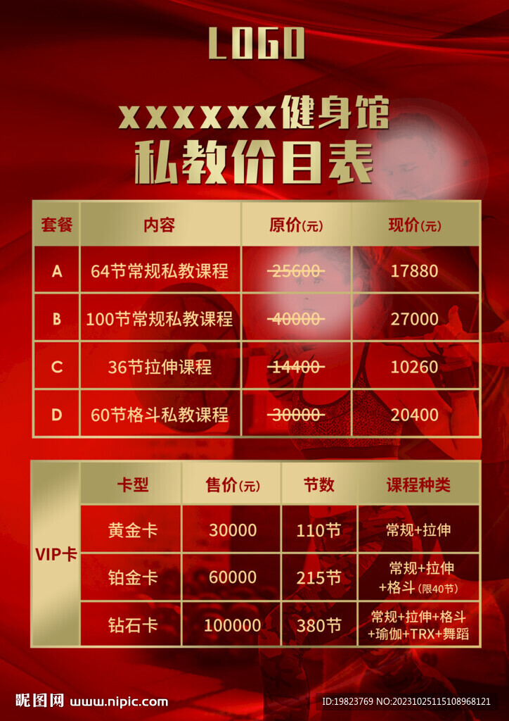 健身私人教練價(jià)格表及其影響因素，健身私人教練價(jià)格表揭秘，影響價(jià)格的因素分析