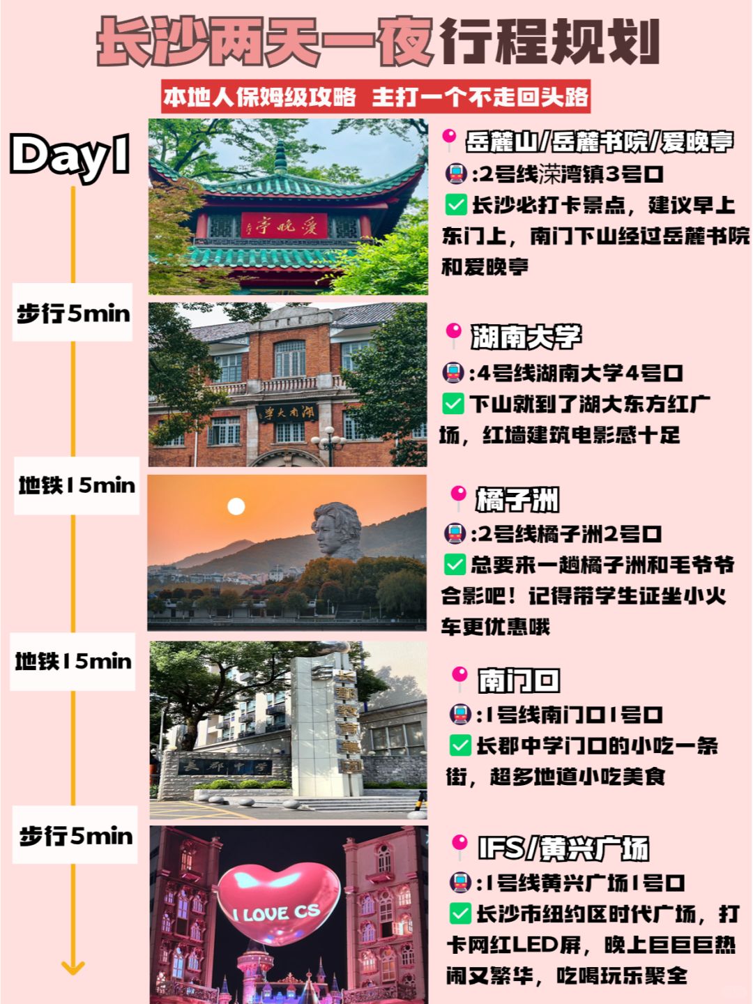 湖南長(zhǎng)沙兩天一夜旅游攻略，湖南長(zhǎng)沙兩天一夜精彩旅游攻略
