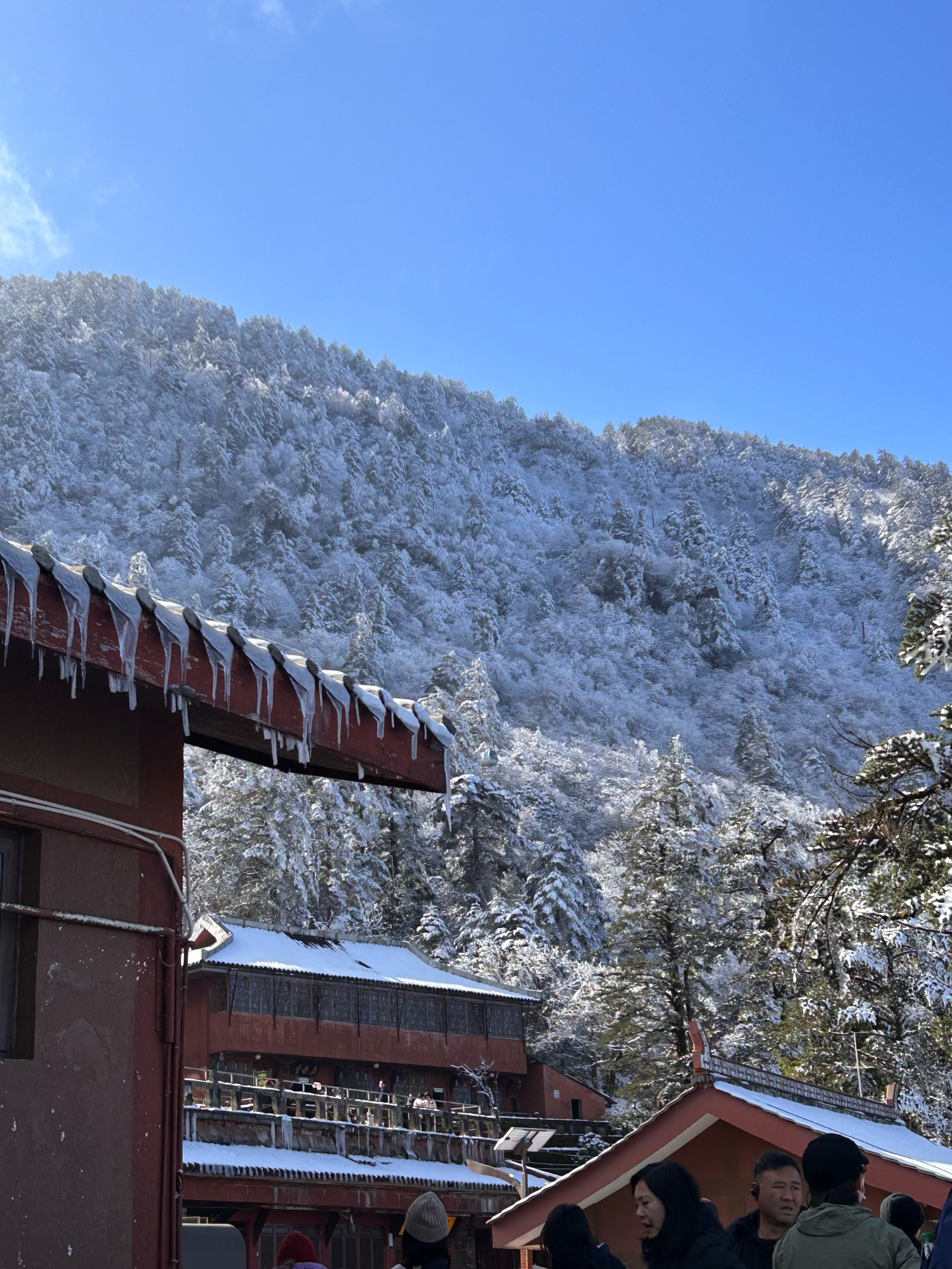 峨眉山冬季旅行