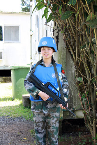 中國維和部隊女兵高清圖片，展現(xiàn)新時代巾幗英雄的風采，中國維和部隊女兵風采，新時代巾幗英雄高清圖片展示