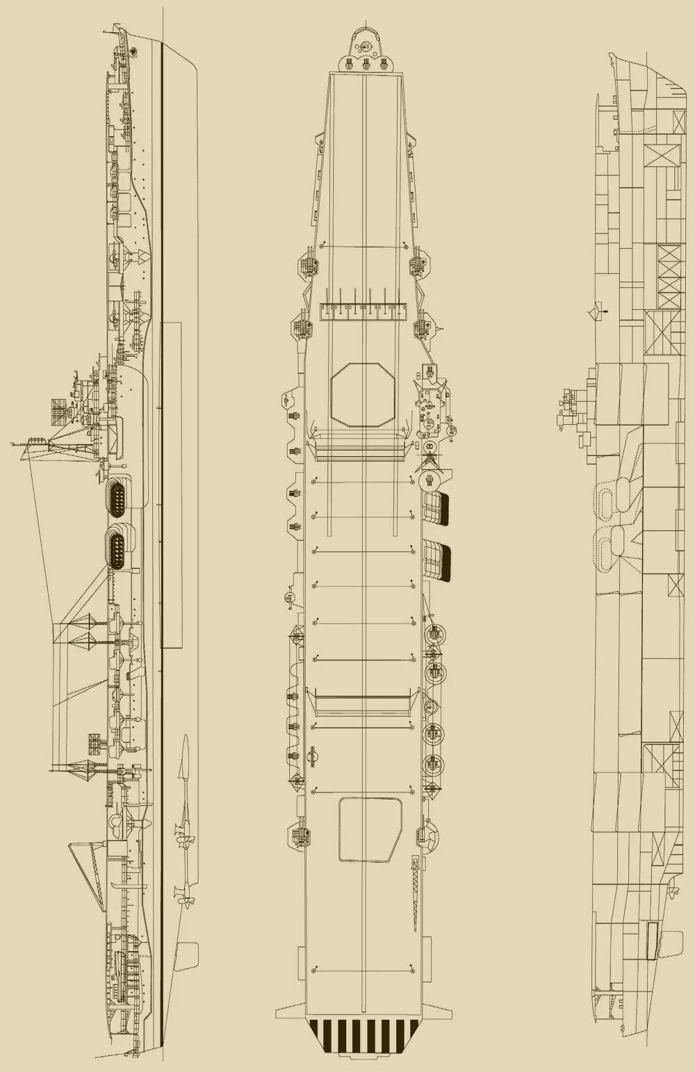 二戰(zhàn)航空母艦的繪畫(huà)指南，二戰(zhàn)航空母艦繪畫(huà)指南
