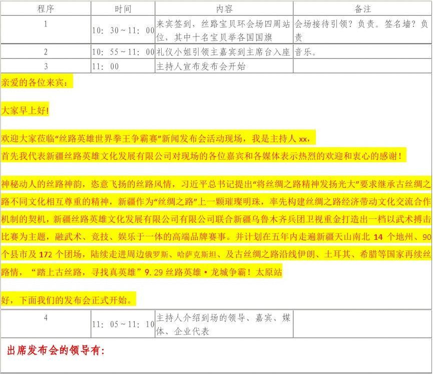 新聞發(fā)布會案例范本，新聞發(fā)布會案例范本詳解