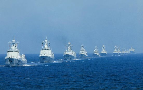 中國海軍海上閱兵圖片，展現(xiàn)大國海軍風(fēng)采，中國海軍海上閱兵圖片，展現(xiàn)大國海軍雄姿風(fēng)采