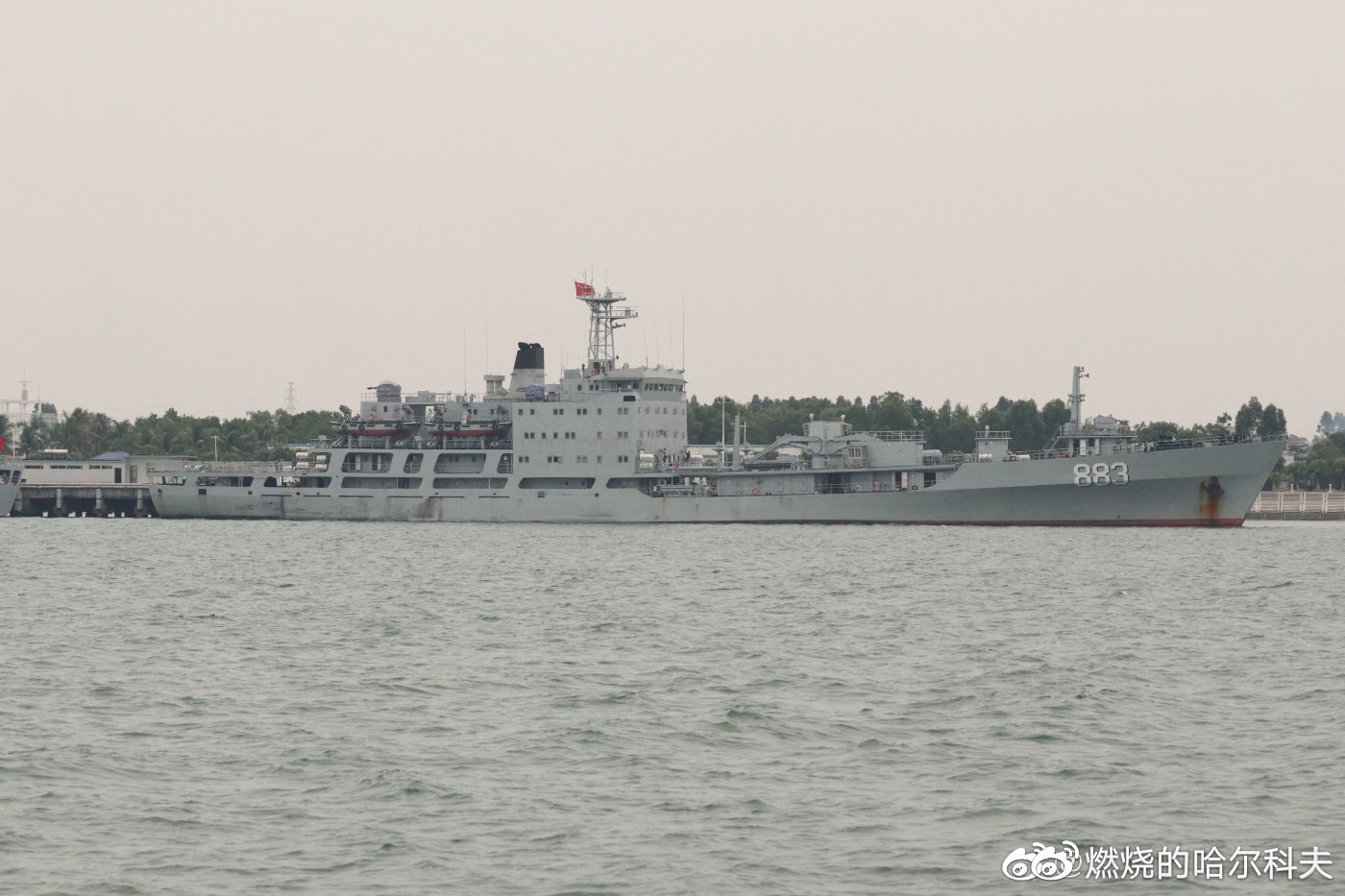 探索強大后盾，883陽澄湖號綜合補給艦，揭秘強大后盾，陽澄湖號綜合補給艦探索之旅